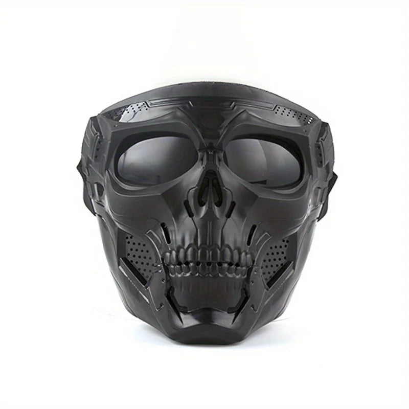 Motorcycle skull mask wind goggles outdoor sports riding glasses Halloween props windproof tactical mask