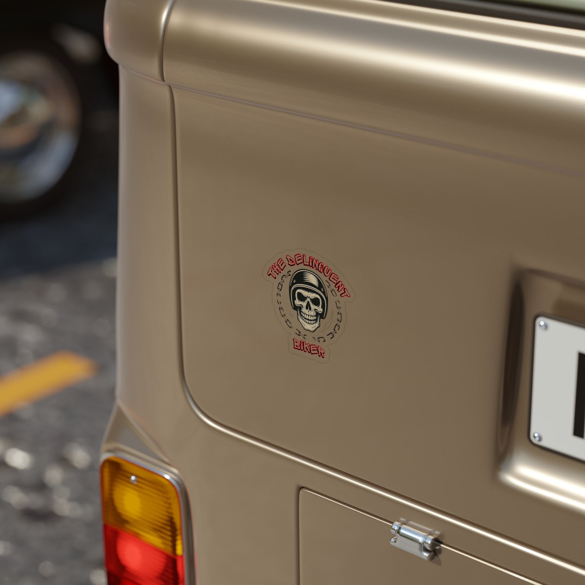 The Delinquent Biker Outdoor rated Decal