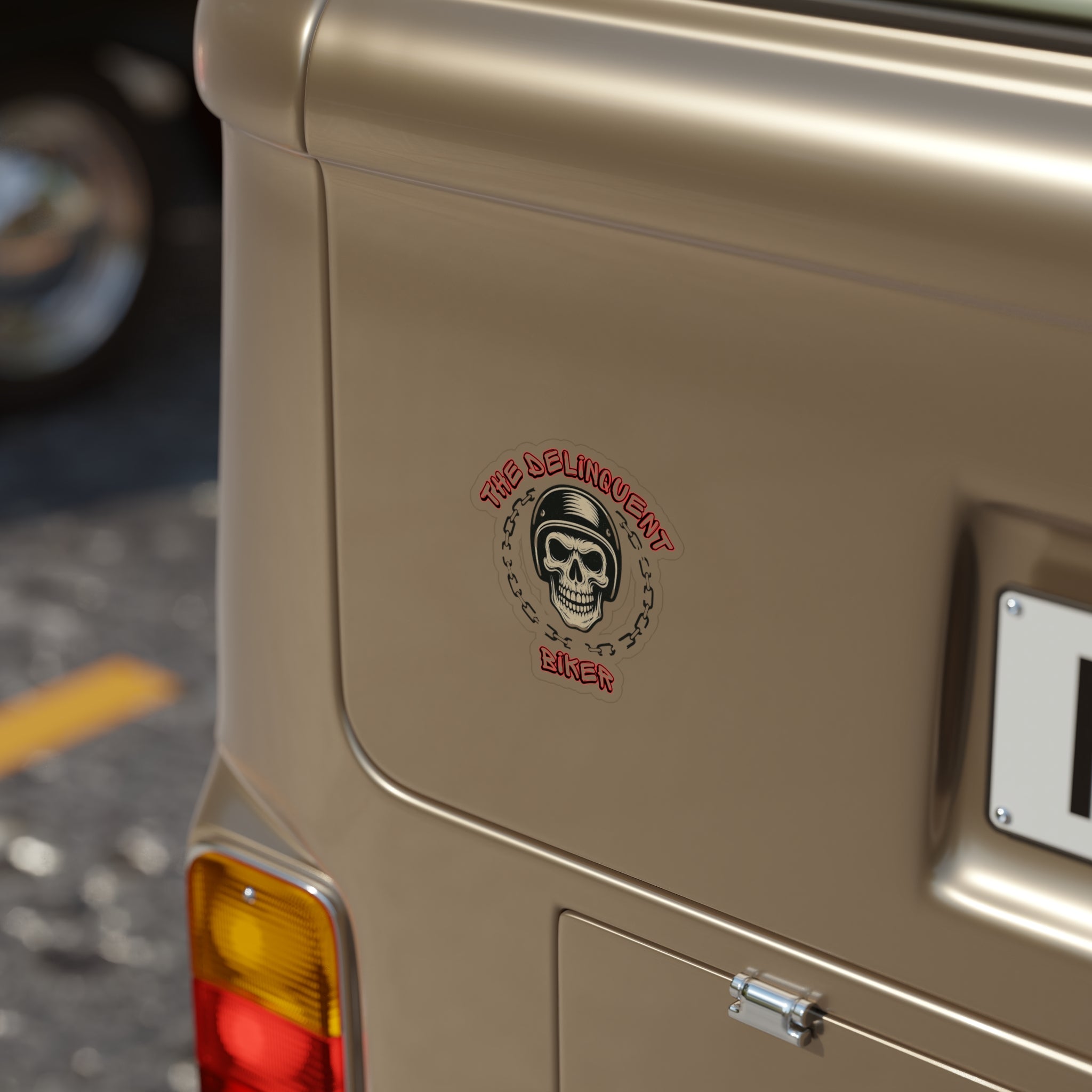 The Delinquent Biker Outdoor rated Decal