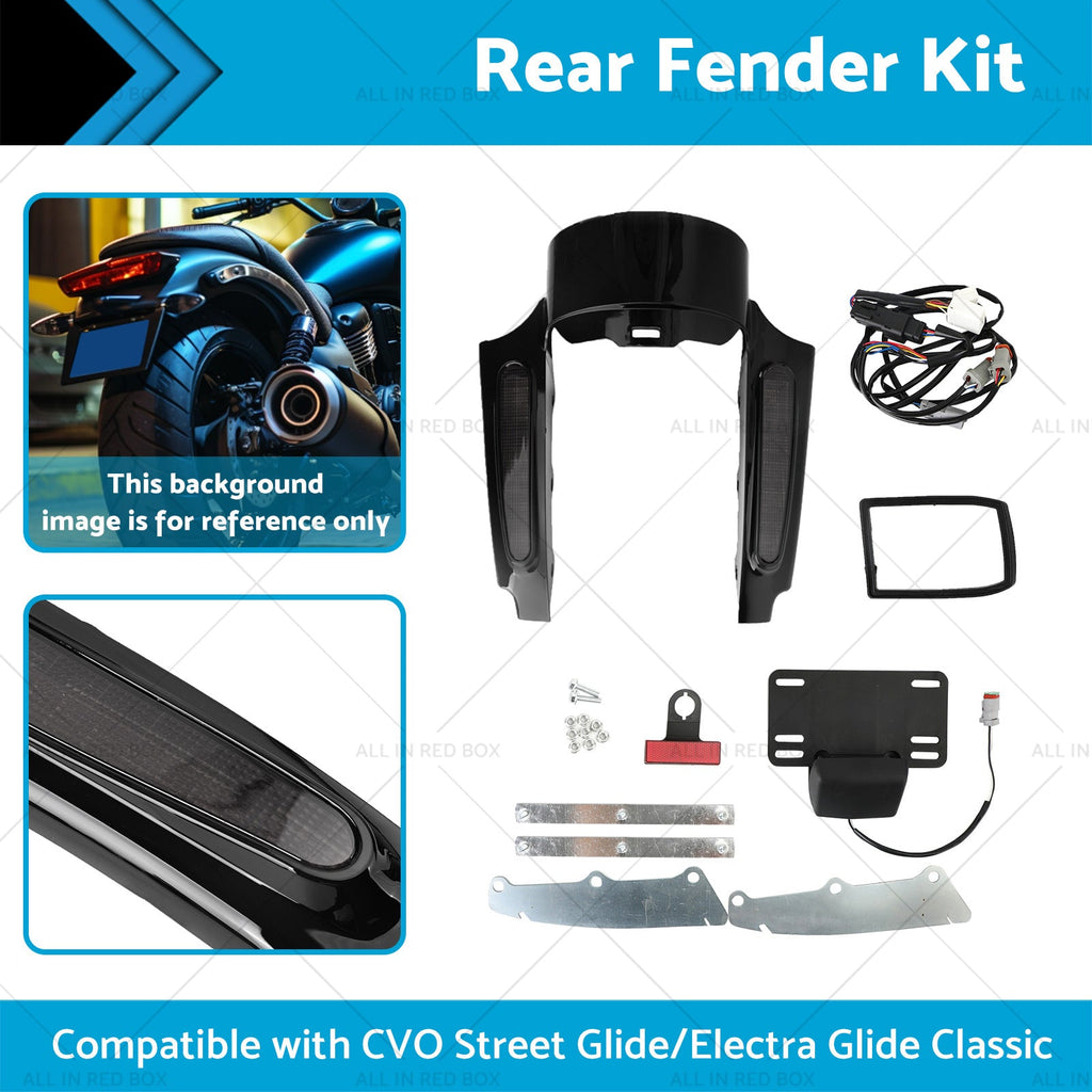 Rear Fender LED Light Suitable For Touring Electra Road Glide Road King 09-13-1