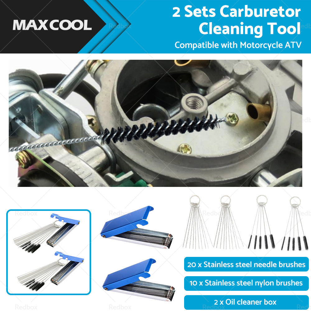 Carburetor Carb Jet Cleaning Tool Wire Brush Cleaner For Motorcycle ATV W  Brush-1