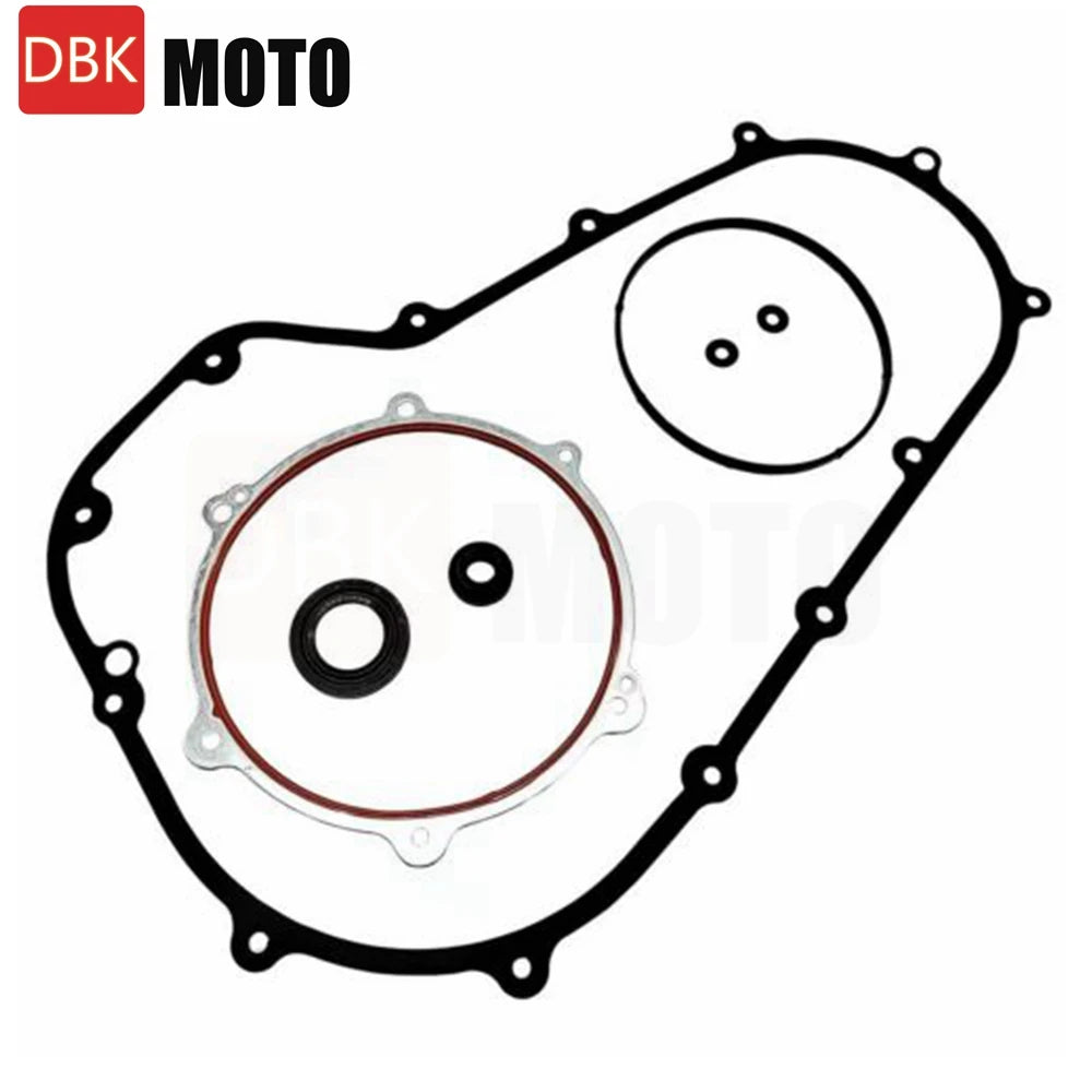 Clutch Primary Cover Gasket Kit for Harley Davidson Electra Glide Ultra Limited FLHT Touring Road King  Road Glide 07-17