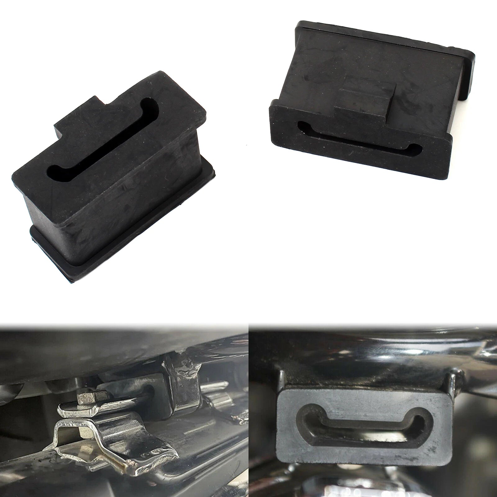 Motorcycle Rubber Exhaust Muffler Mounts Insulator Bushing Saddlebar Support For Harley Touring Electra Street Glide Road King