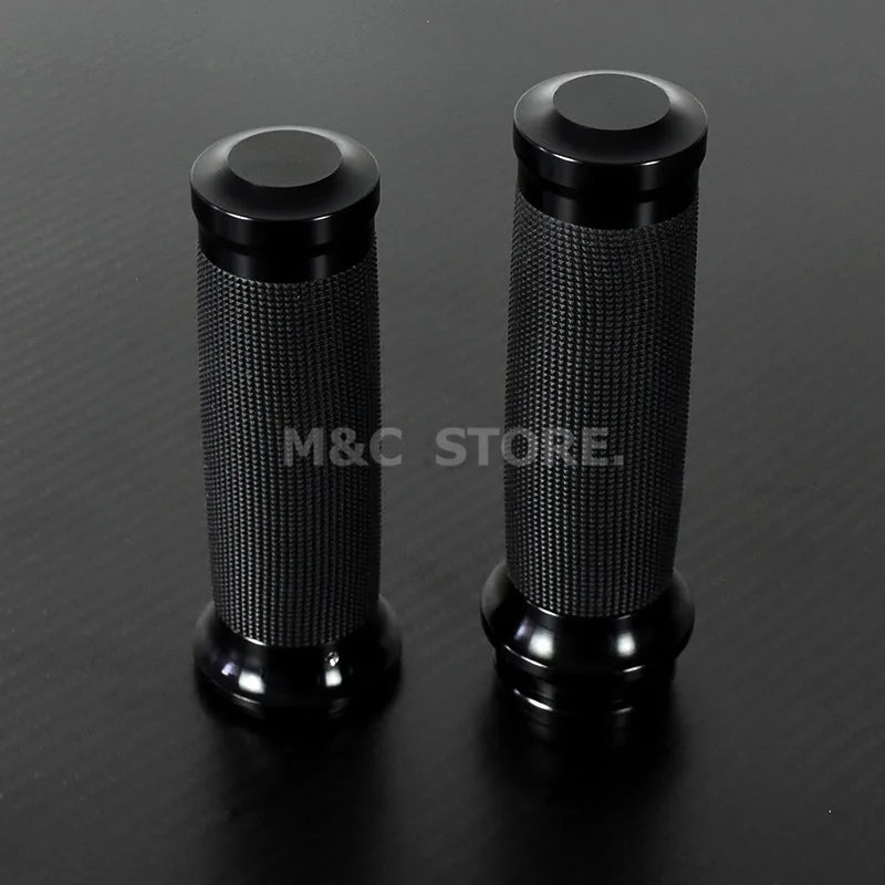 Motorcycle Electronic Grips 1"25mm Black Hand Grips For Harley Touring