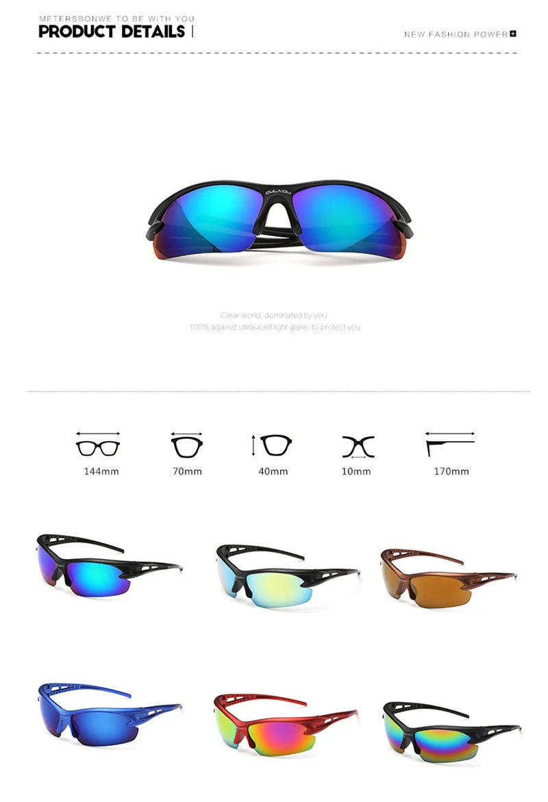 Motorcycle Glasses Men Night Vision Moto Glasses UV Protection Cycling Riding Eyewear Motocross Goggles Outdoor Sunglasses