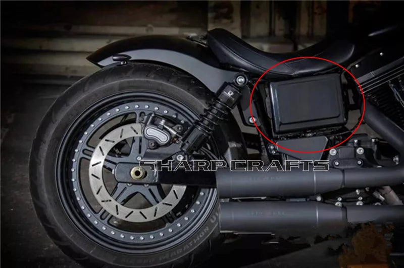 2 pcs Motorcycle Fairing Battery Side Cover For Harley Dyna Fat Bob Switchback FLD Super Wide Glide FXD FXDWG Street Bob FXDB