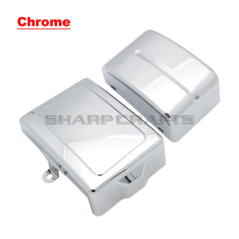 2 pcs Motorcycle Fairing Battery Side Cover For Harley Dyna Fat Bob Switchback FLD Super Wide Glide FXD FXDWG Street Bob FXDB