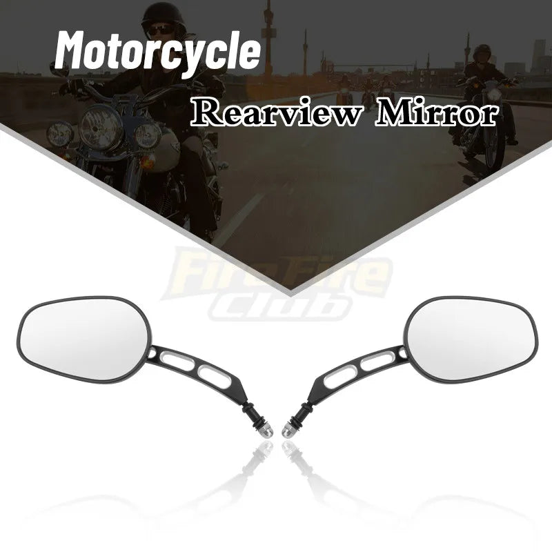 Motorcycle Rearview Rear View Mirrors Glass Back Side Mirror Right Left For Harley 883 1200 48