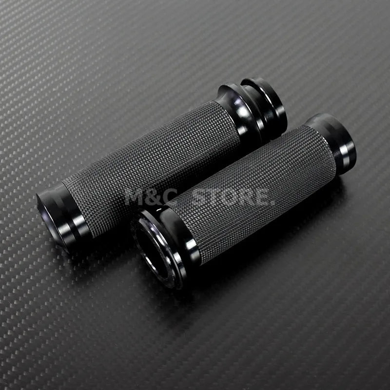 Motorcycle Electronic Grips 1"25mm Black Hand Grips For Harley Touring