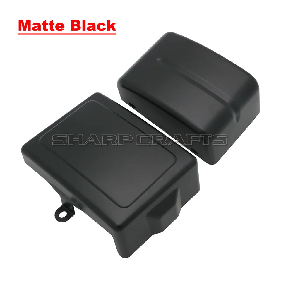2 pcs Motorcycle Fairing Battery Side Cover For Harley Dyna Fat Bob Switchback FLD Super Wide Glide FXD FXDWG Street Bob FXDB