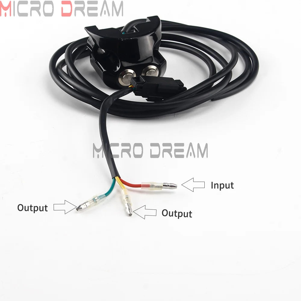 1'' 25mm Handlebar Air Ride Control Switch 2 Button for Harley Sportster 883 1200 XL Dyna Street Glide V-Rod Muscle Cafe Racer