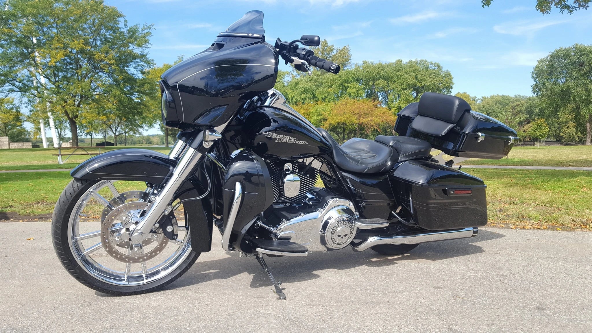 2014-2025 Razor Tour Pack Luggage Backrest Pad box Top Case Moto for Harley Davidson Road King Touring Road Street Glide CVO