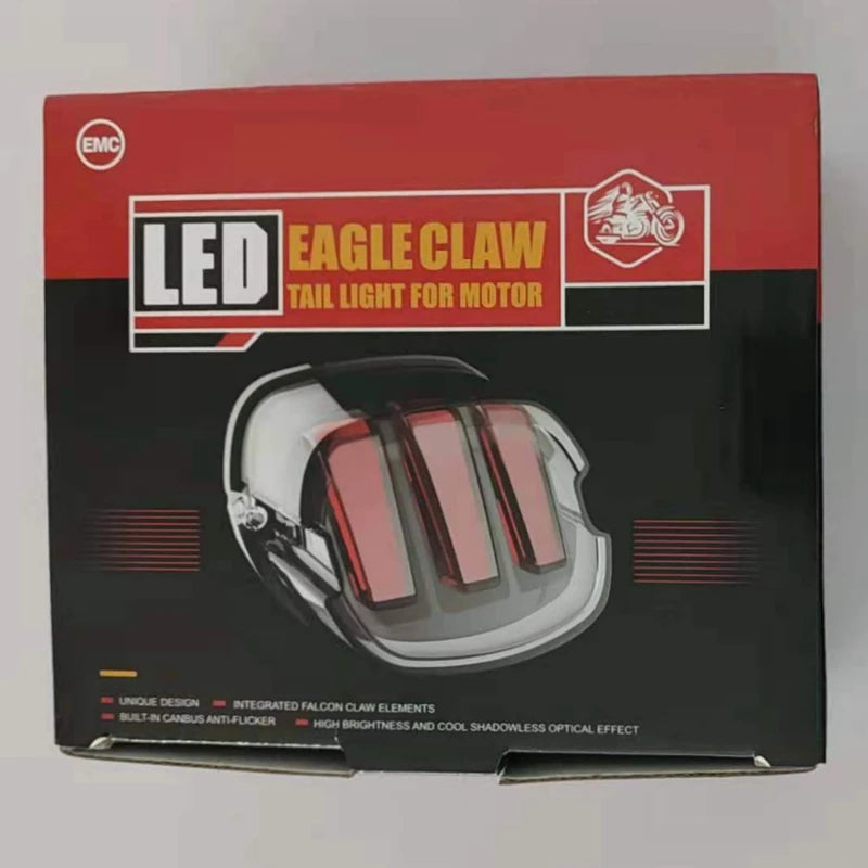 Tail Rear Light LED Lamp Taillight With DRL Brake Stop Light For Harley Sportster Softail Dyna Lay Down Super Glide