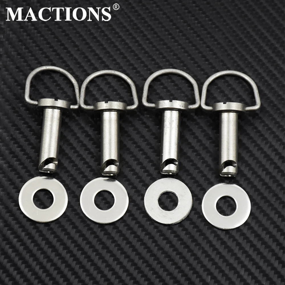 Motorcycle Fastener Hard Saddlebag Mounting Pin Stud Bolt For Harley