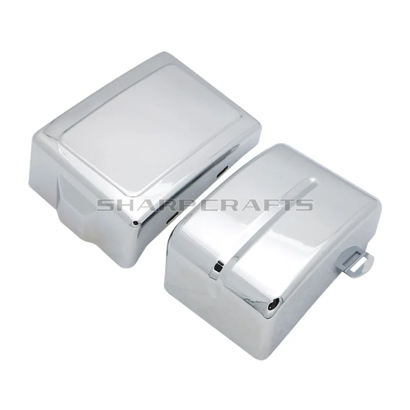 2 pcs Motorcycle Fairing Battery Side Cover For Harley Dyna Fat Bob Switchback FLD Super Wide Glide FXD FXDWG Street Bob FXDB