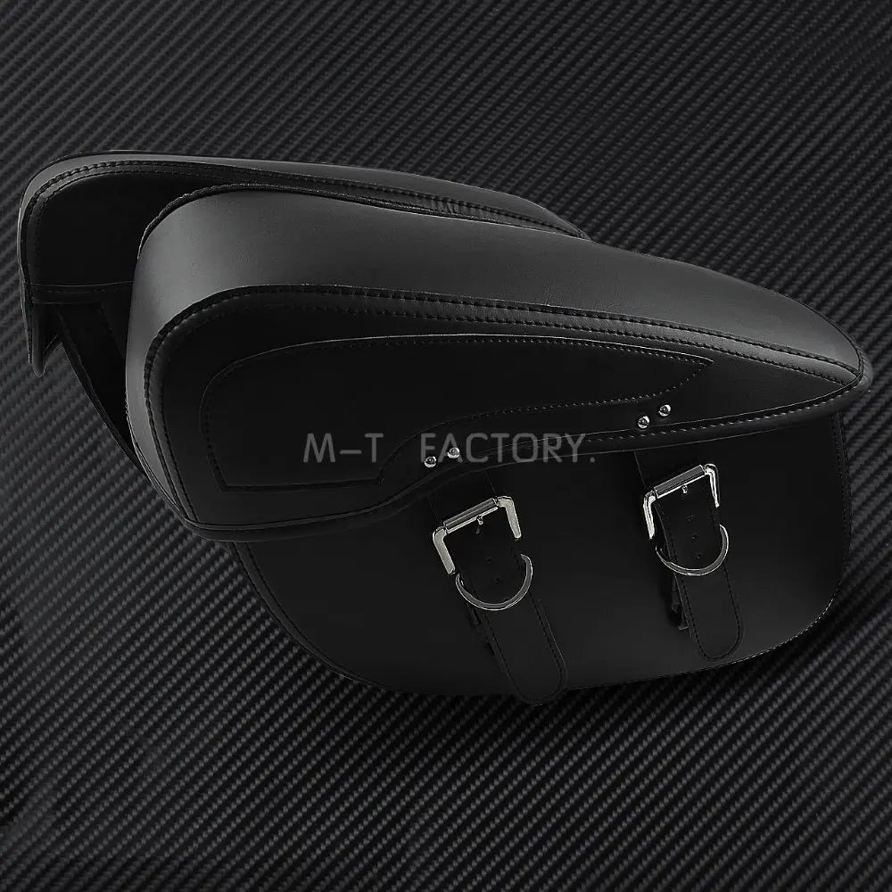 2X Motorcycle Saddlebag Leather Luggage Saddle Bags Outdoor Side Bag For Harley Sportster XL 883 XL 1200 Touring Dyna Softail FL