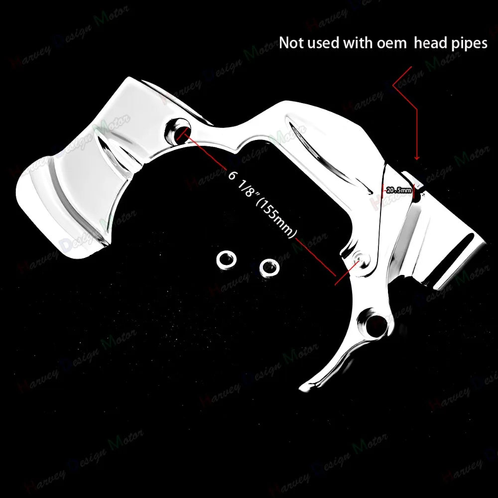 Chrome Transmission Shroud Cover For Harley Street Glide FLHX FLHXS CVO Road King 2009-2016 Models