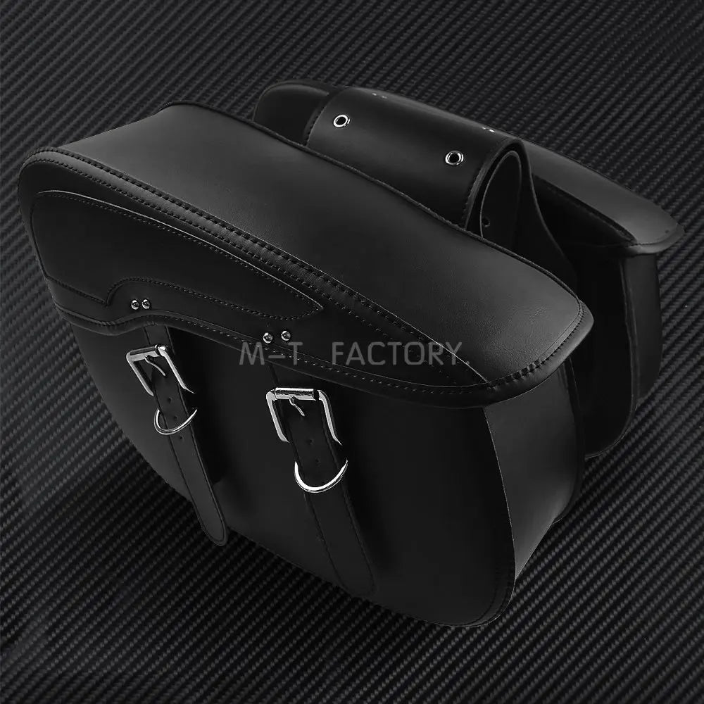2X Motorcycle Saddlebag Leather Luggage Saddle Bags Outdoor Side Bag For Harley Sportster XL 883 XL 1200 Touring Dyna Softail FL
