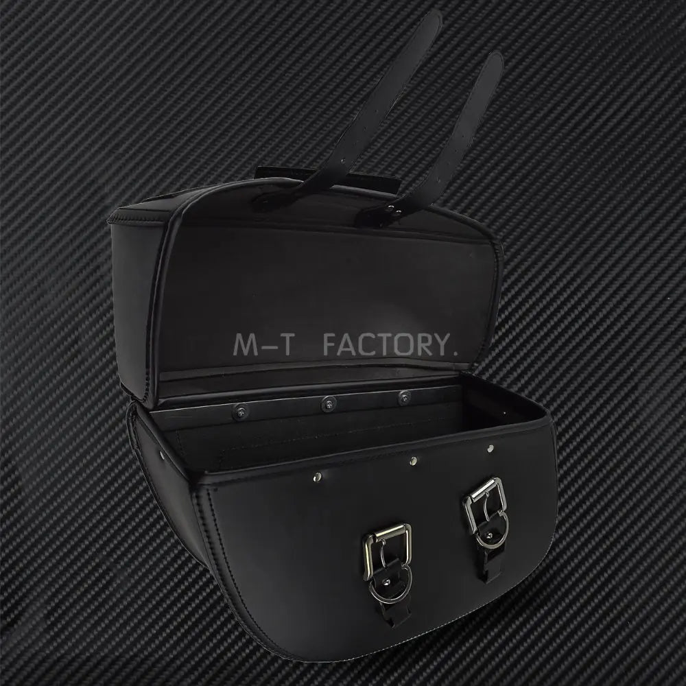 2X Motorcycle Saddlebag Leather Luggage Saddle Bags Outdoor Side Bag For Harley Sportster XL 883 XL 1200 Touring Dyna Softail FL