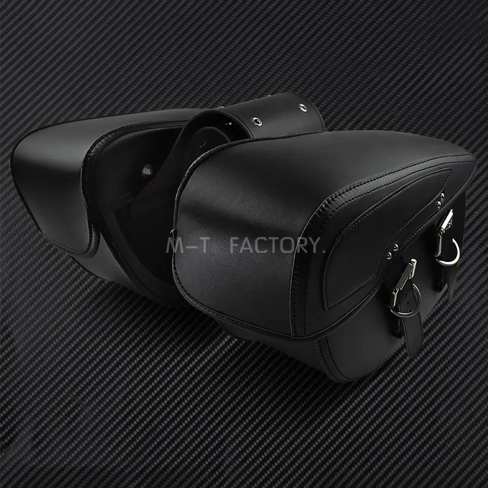 2X Motorcycle Saddlebag Leather Luggage Saddle Bags Outdoor Side Bag For Harley Sportster XL 883 XL 1200 Touring Dyna Softail FL