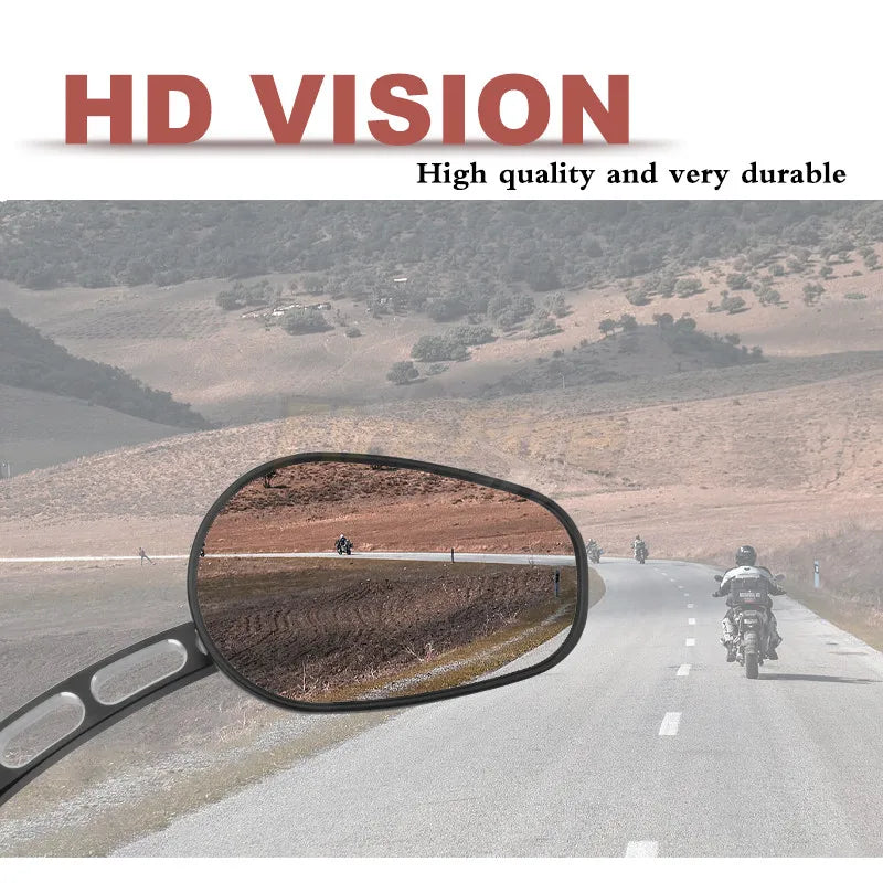 Motorcycle Rearview Rear View Mirrors Glass Back Side Mirror Right Left For Harley 883 1200 48