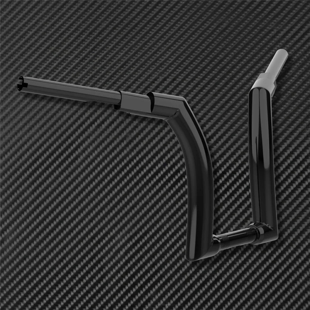 Motorcycle 12" 14" 16" Handlebars Z Bar Drag Bars Black Iron For Harley Touring Road King14-20 FLHRXS Road King Special