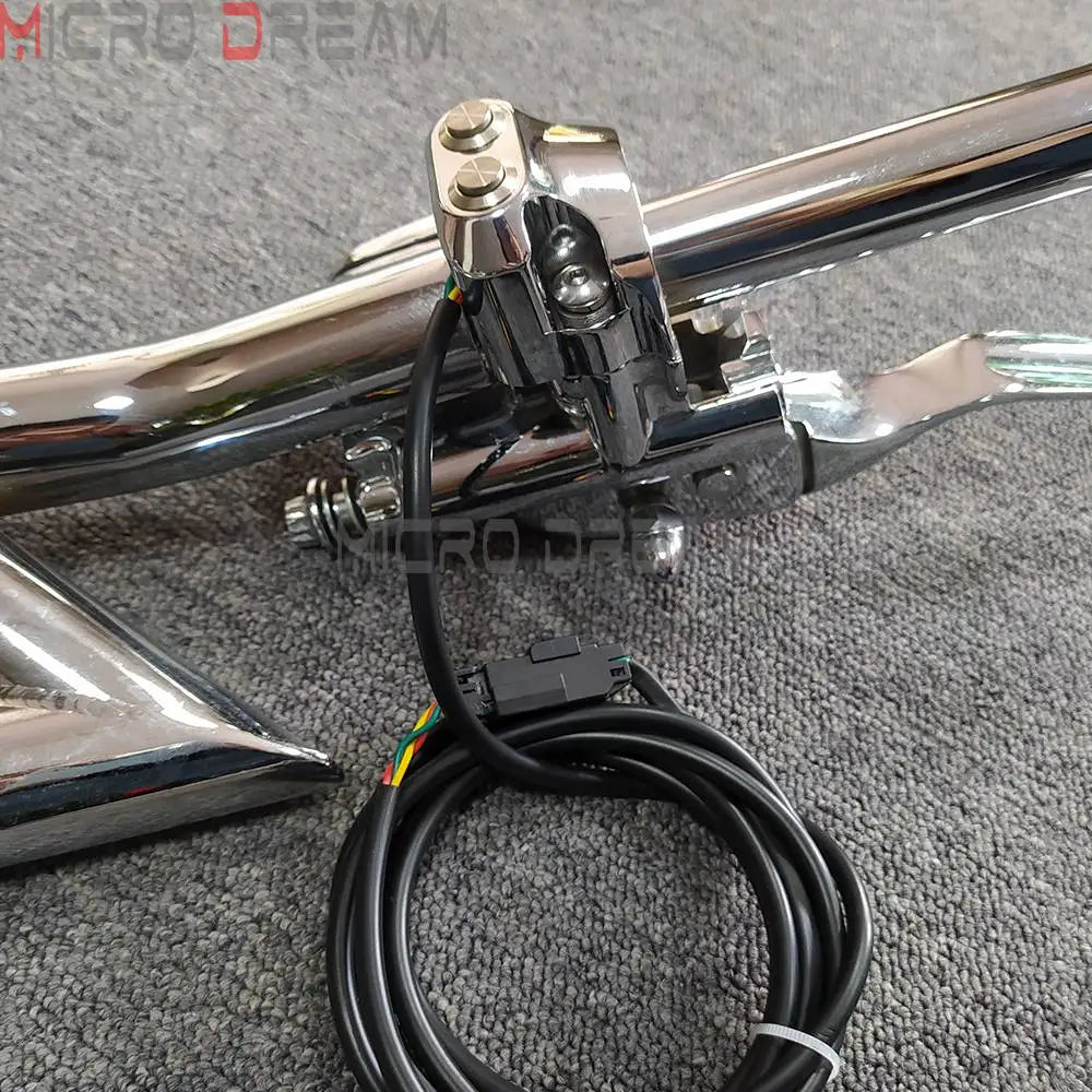 1'' 25mm Handlebar Air Ride Control Switch 2 Button for Harley Sportster 883 1200 XL Dyna Street Glide V-Rod Muscle Cafe Racer