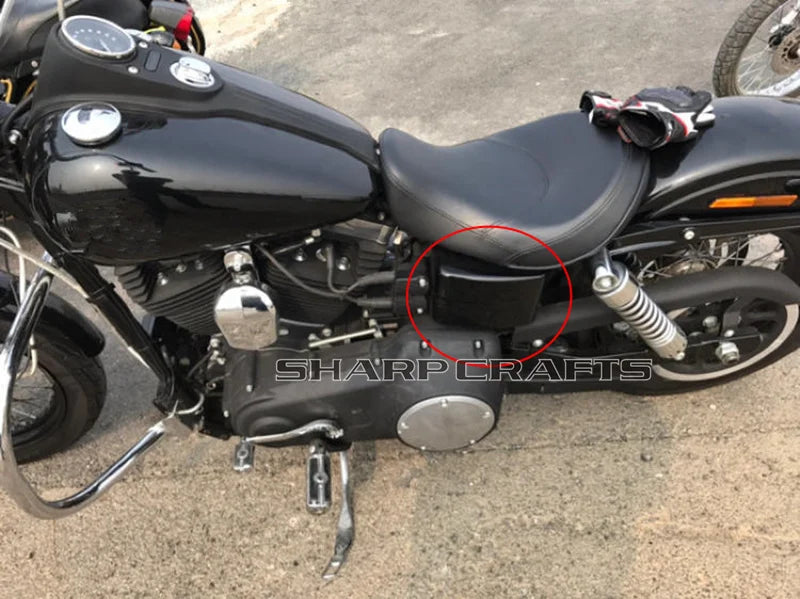 2 pcs Motorcycle Fairing Battery Side Cover For Harley Dyna Fat Bob Switchback FLD Super Wide Glide FXD FXDWG Street Bob FXDB