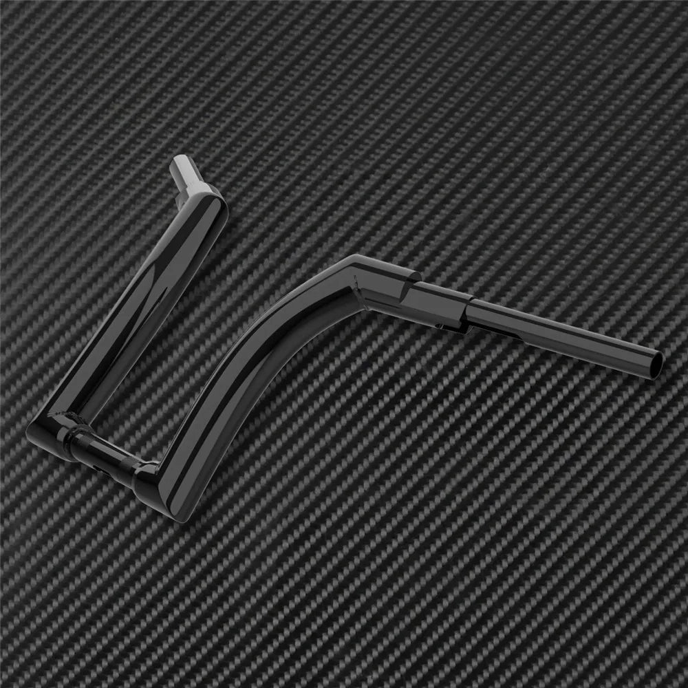 Motorcycle 12" 14" 16" Handlebars Z Bar Drag Bars Black Iron For Harley Touring Road King14-20 FLHRXS Road King Special
