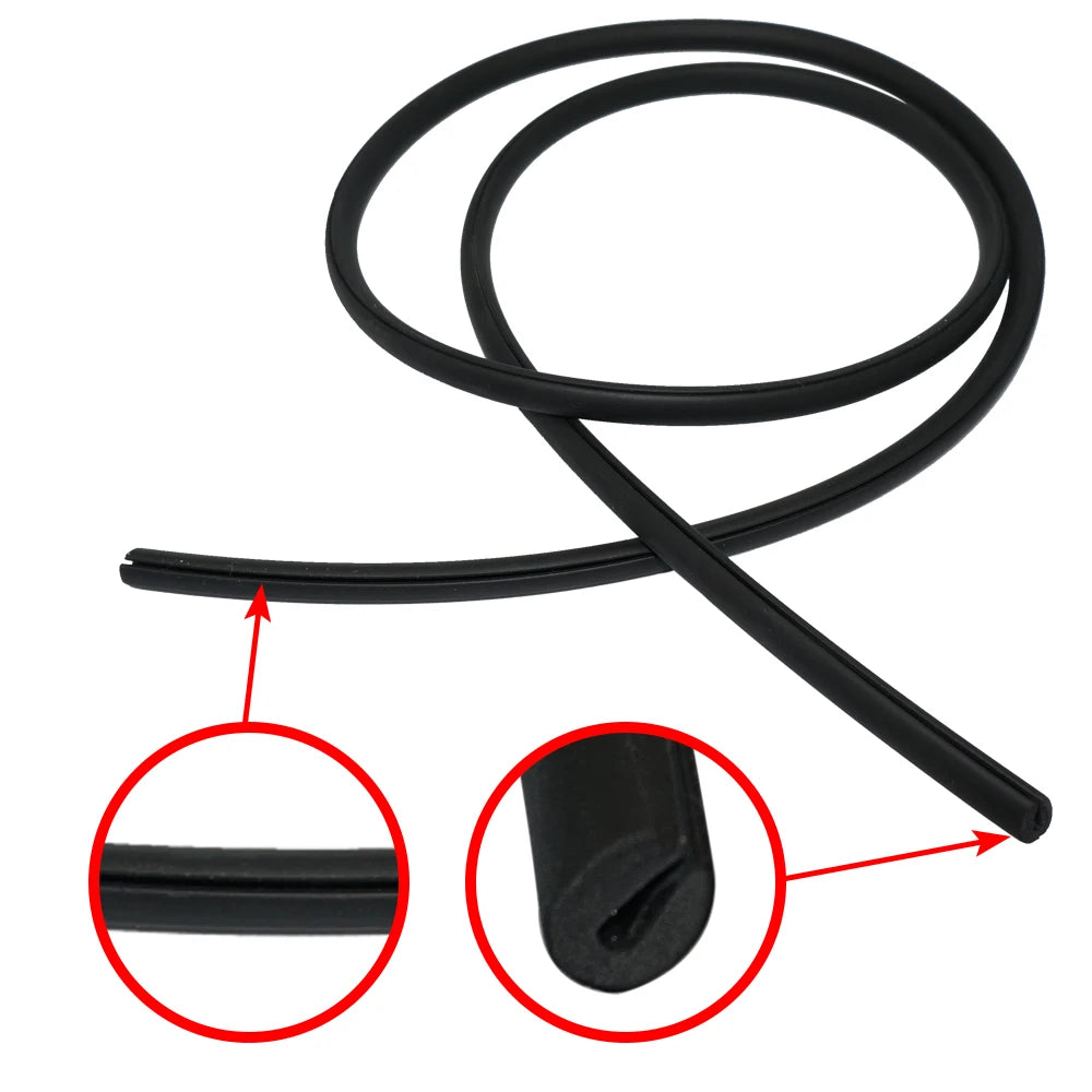 29" Inner Fairing Trim Seal For Harley Davidson CVO Ultra Classic Limited FLHTK FLHT FLHTC Black Motorcycle Accessories