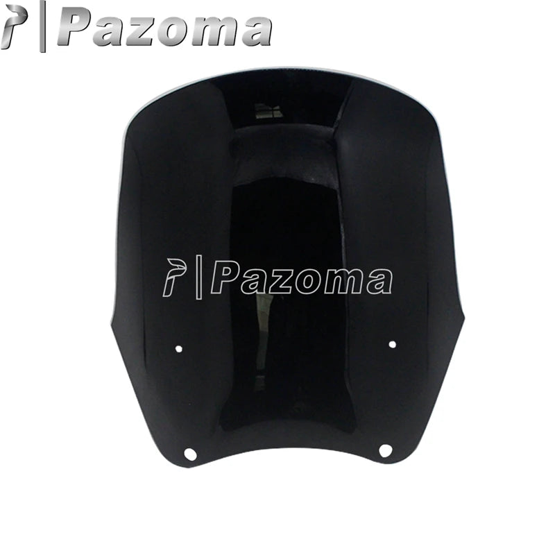 Custom Fairing Windshield For Harley Dyna Street Bob Low Rider 15" Sport Fairing Light Mask Wind Screen 15inch Windscreen Smoke