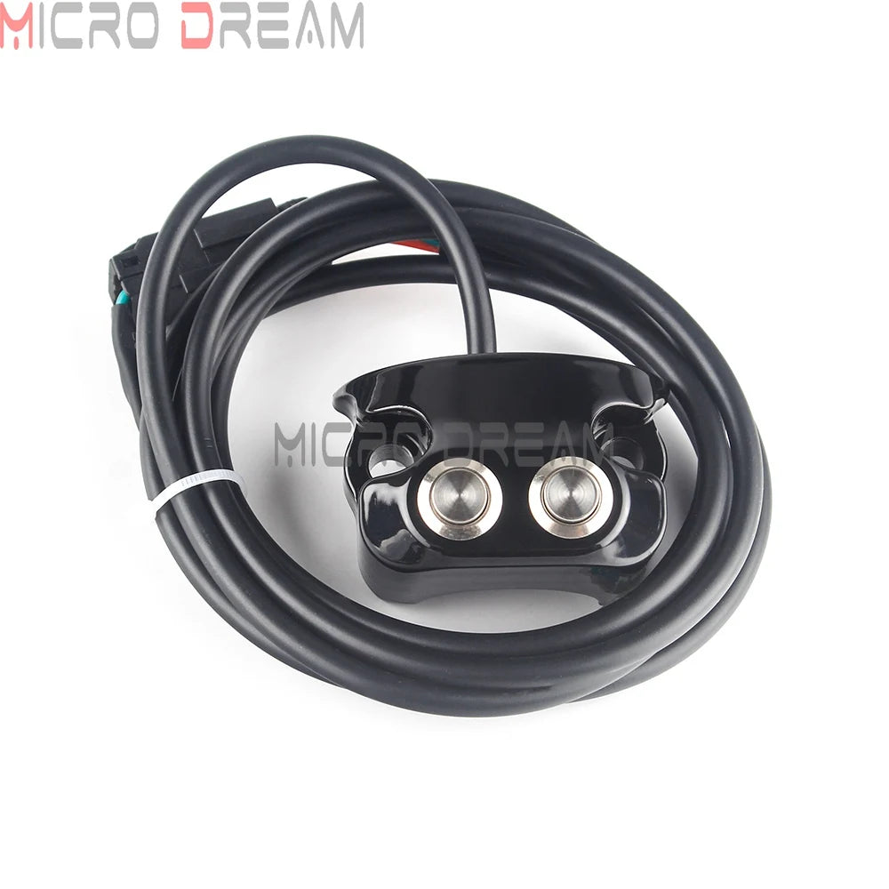 1'' 25mm Handlebar Air Ride Control Switch 2 Button for Harley Sportster 883 1200 XL Dyna Street Glide V-Rod Muscle Cafe Racer