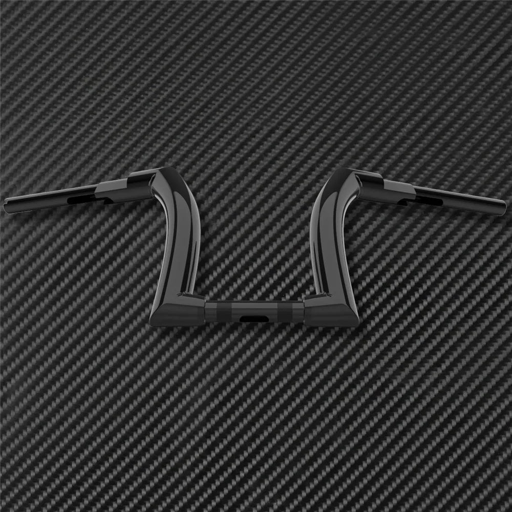 Motorcycle 12" 14" 16" Handlebars Z Bar Drag Bars Black Iron For Harley Touring Road King14-20 FLHRXS Road King Special