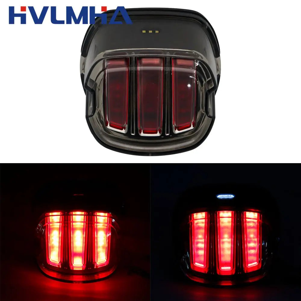 Tail Rear Light LED Lamp Taillight With DRL Brake Stop Light For Harley Sportster Softail Dyna Lay Down Super Glide