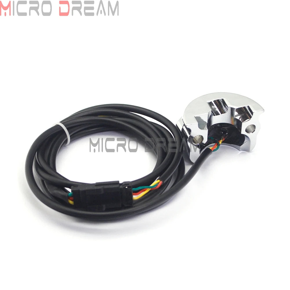 1'' 25mm Handlebar Air Ride Control Switch 2 Button for Harley Sportster 883 1200 XL Dyna Street Glide V-Rod Muscle Cafe Racer