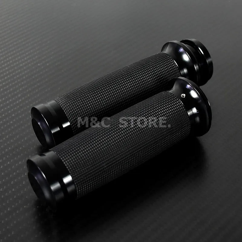 Motorcycle Electronic Grips 1"25mm Black Hand Grips For Harley Touring