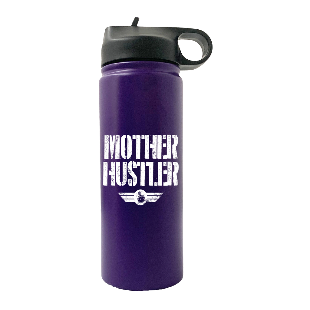 Mother Hustler 20oz Sport Water Bottle