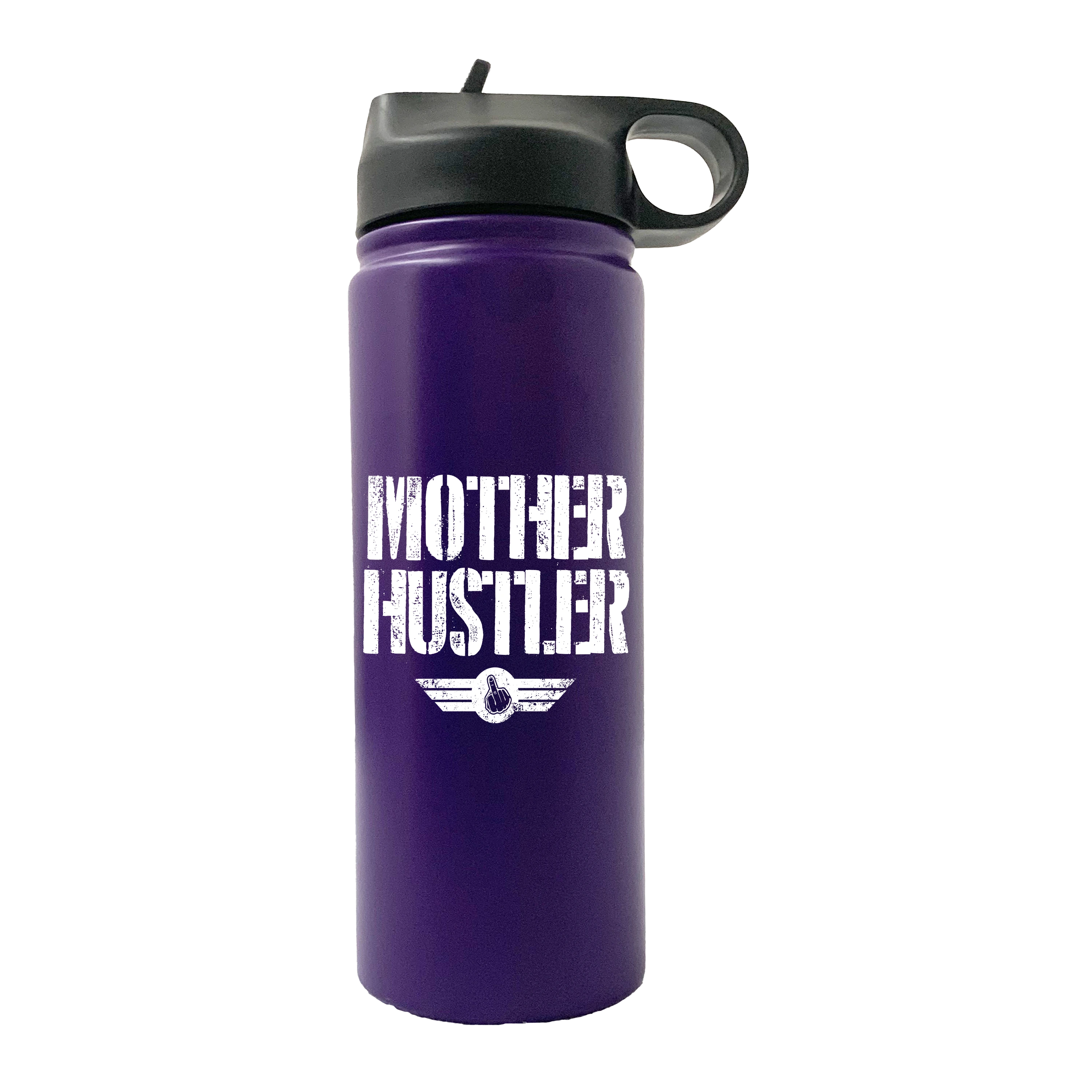 Mother Hustler 20oz Sport Water Bottle