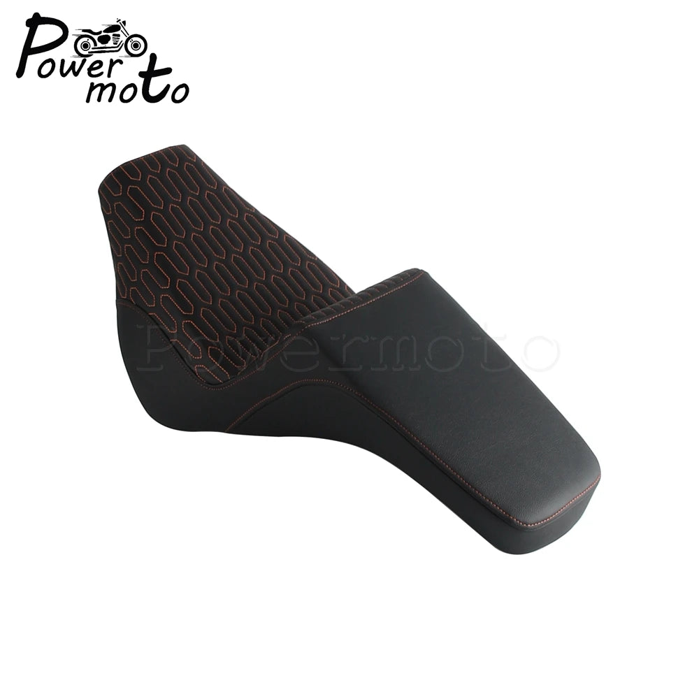 Leather Driver Passenger Seat Two up Seat Cushion Cover For Harley Softail Slim Street Bob Heritage Classic Deluxe 2018-2024