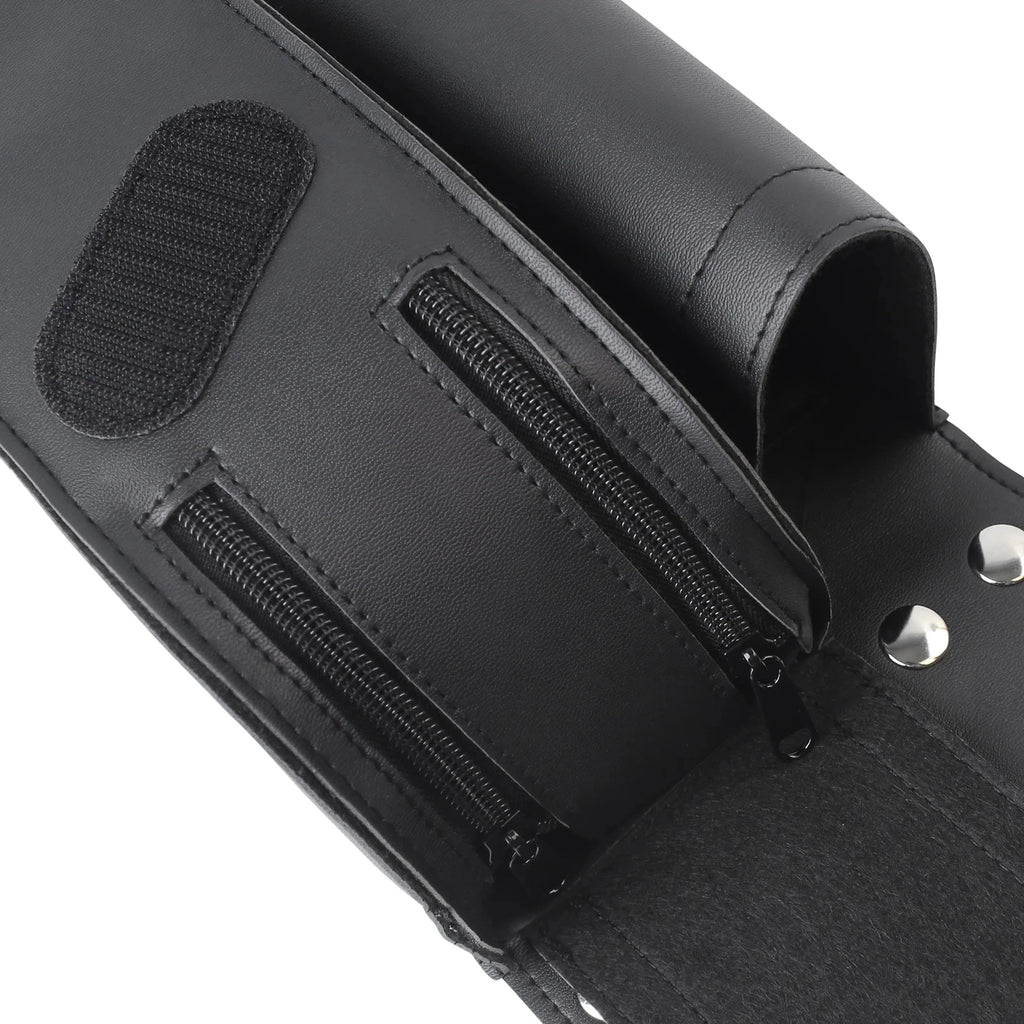 Motorcycle Black Pair Saddlebag Guard Crash Bar Bag Water Bottle Holder For Harley Touring All models