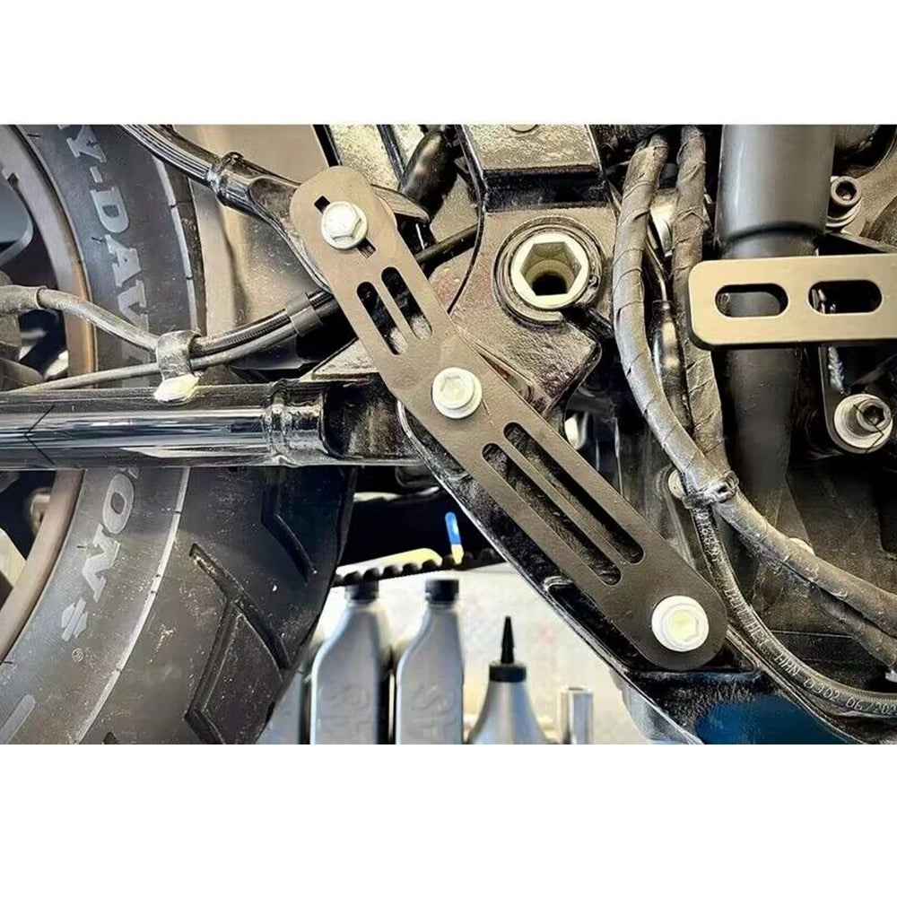 Saddlebag Saddle Bags Support Bracket Plate Mount Motorcycle Accessories For Harley Softail FLSB FLHC Low Rider ST FXLRST 18-24