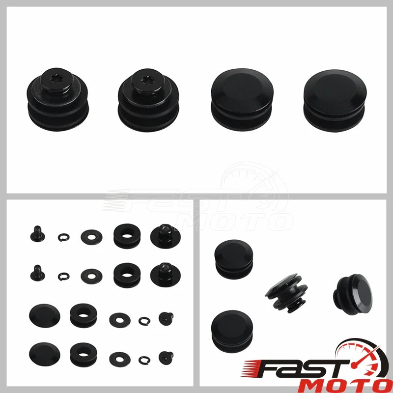 Motorcycle Club Style Fairing T25 Bolts Screws For Harley Softail Low Rider ST For Road Warrior Hand Guards Bolt Bushing Inserts