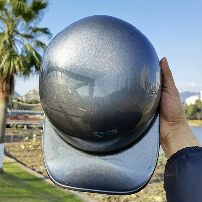 Motorcycle Helmet Baseball Cap Helmet Vintage Motor Electric Vehicle Riding Locomotive for Harley Retro Half Helmet Universal