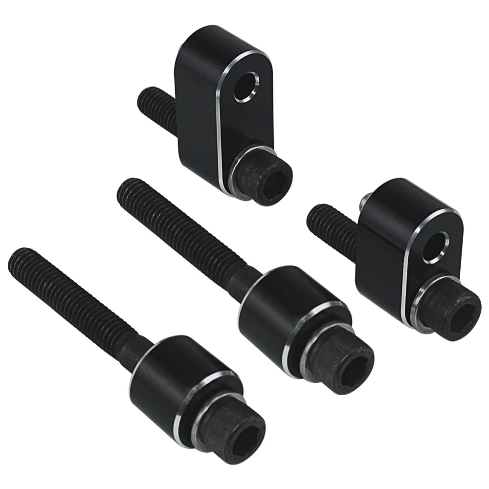 Motor Driver Floorboard Extenders Relocation for Harley Touring FL Road King Electra Road Tri Glide Black Floorboards Spreader
