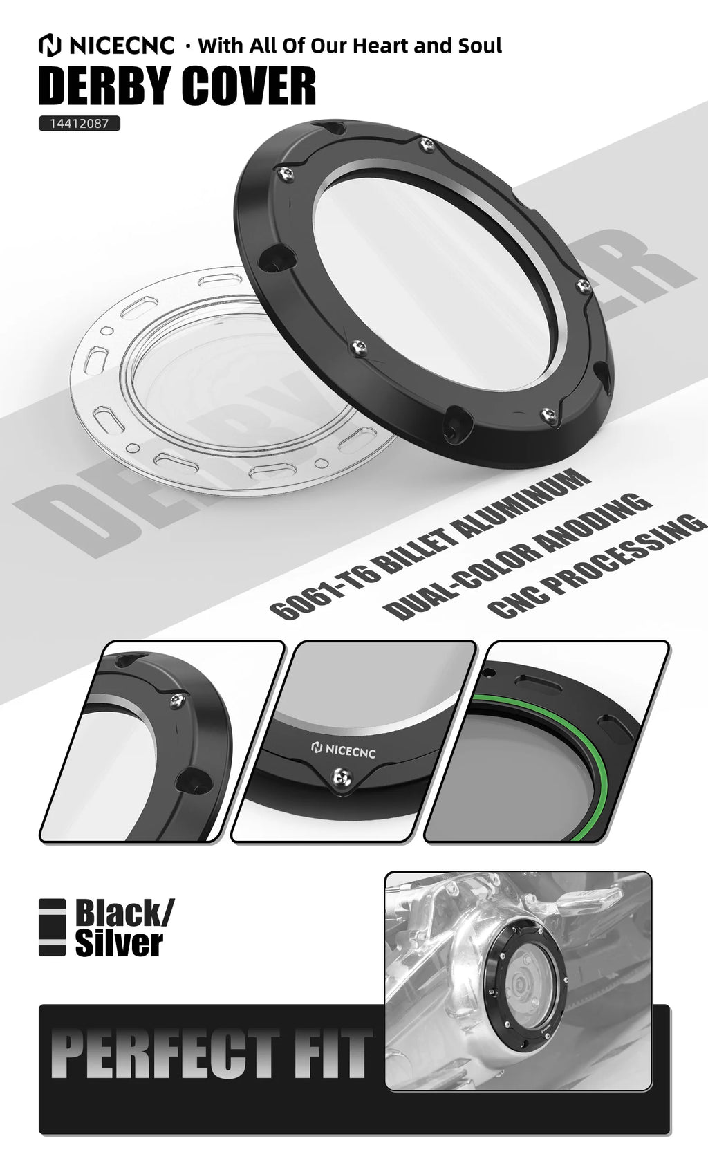 For Harley Street Glide FLHX 2016-2025 Derby Cover Road King FLHR FLHRXS Road Glide FLTRX FLTRU Electra Glide Ultra Classic