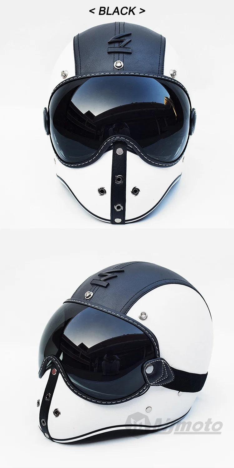 Motorcycle Helmet Glasses Sun Protection Women's Men Moto Glasses Helmet Goggles Anti-Fog Sun Visor Motocross Helmet Eyeglasses