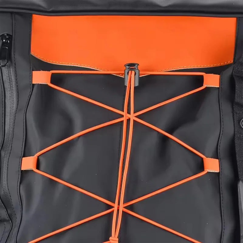 30-65L Large Capacity Waterproof Motorcycle sissy bar Bag Travel Luggage Tail Rack Bags Backpack For Harley Goldwing Accessories
