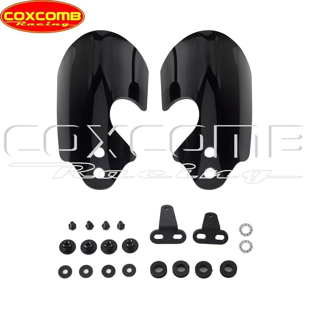 Club Style Handguard Hand Frame Windshield Screen With Mount Bracket For Harley Dyna Fat Bob Wide Glide Low Rider Switchback