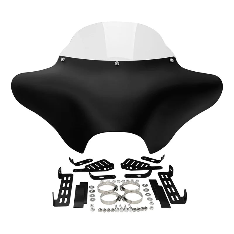 Batwing Fairing Windshield Hardware Kits For Harley Heritage Softail Fat Boy Dyna Touring Road King V Star XVS1100A XVS650A