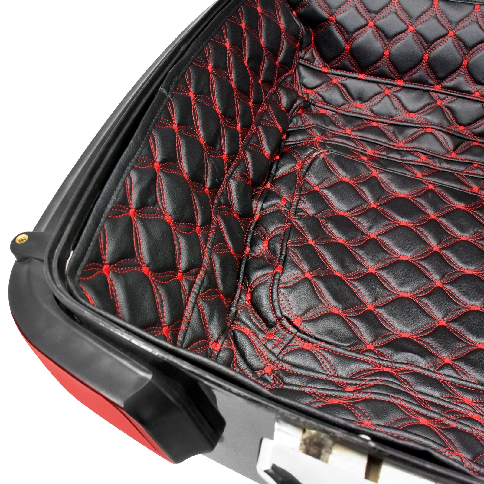 Motorcycle Tour Pak Trunk Carpet Inner Bag Liner Luggage Leather Bags Pad For Harley Touring Road Electra Glide FLHR FLHT 14-23